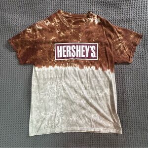 Hershey's Brown and Cream Tie-Dye T-Shirt